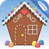 Build and decorate gingerbread houses on your iPhone or iPad